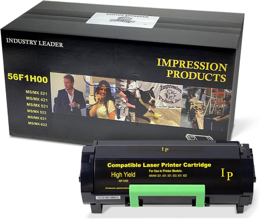 High-Yield Eco Toner for Lexmark - Pro Quality 56F1H00