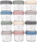 12 Pack WeeSprout Glass Baby Food Jars - Versatile & Durable