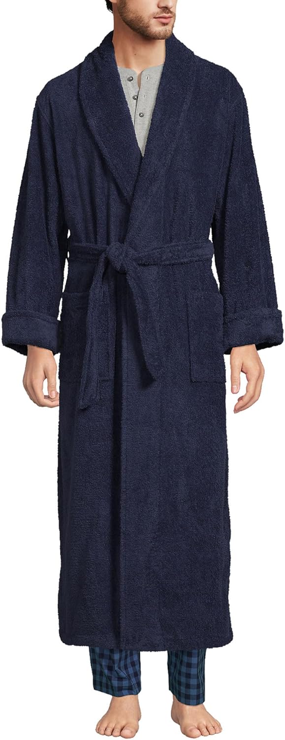 Lands' End Men's Full Length Turkish Cotton Terry Bathrobe Review