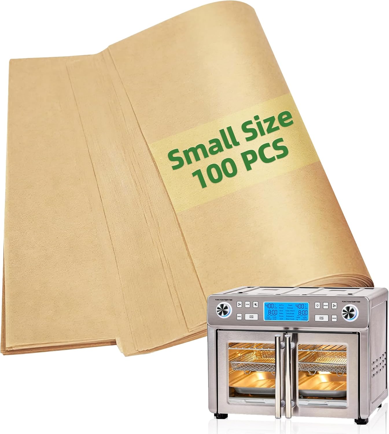 100 PCS Air Fryer Parchment Liners - Easy Cleanup!