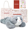 NiuniuDaddy 23.6in Grey Cat Weighted Plush Pillow for Comfort