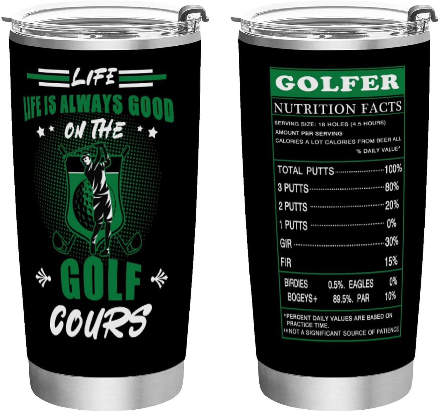 JUDIAN Golf Dad 20oz Travel Mug - Funny Gift for Father