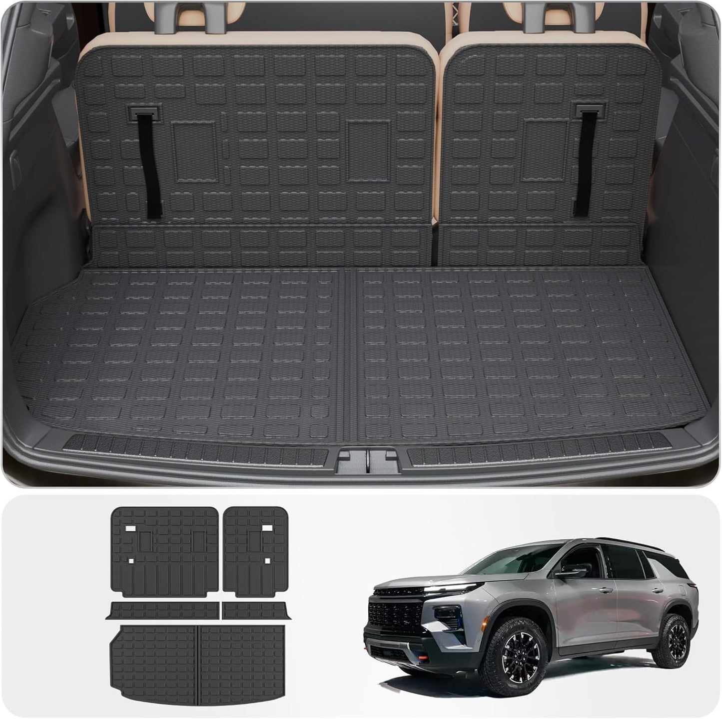 Cargo Mat for 2024 2025 2026 Chevrolet Traverse & GMC Acadia