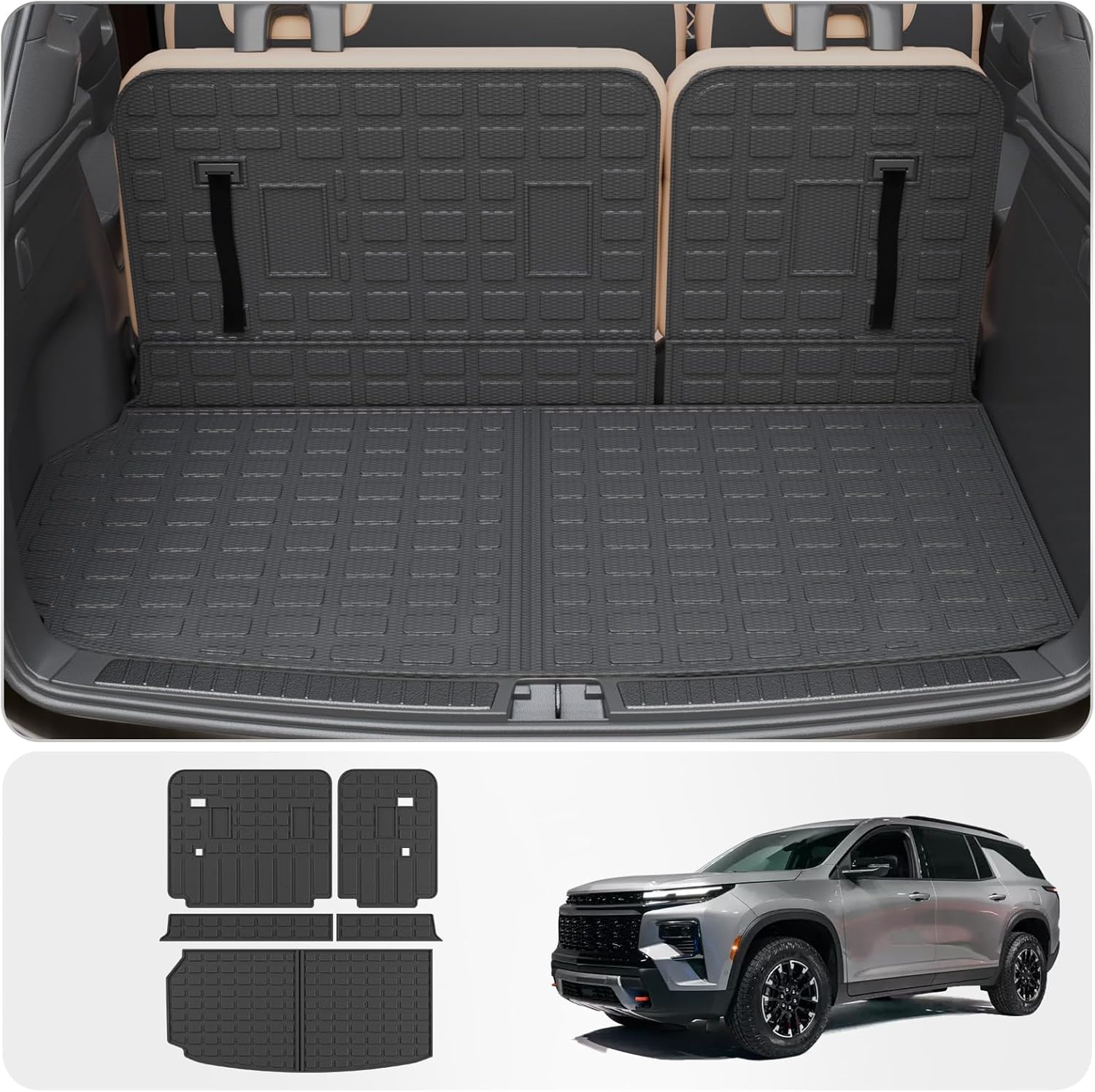 Cargo Mat for 2024 2025 2026 Chevrolet Traverse & GMC Acadia