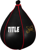 TITLE Boxing Gyro Balanced Leather Speed Bag - True Rebound Training
