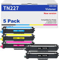 TN227 5-Pack High Yield Toner Cartridges - Compatible Replacement