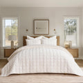 Velvet Quilt Queen Size 3-Piece Set - Oversized Soft Coverlet