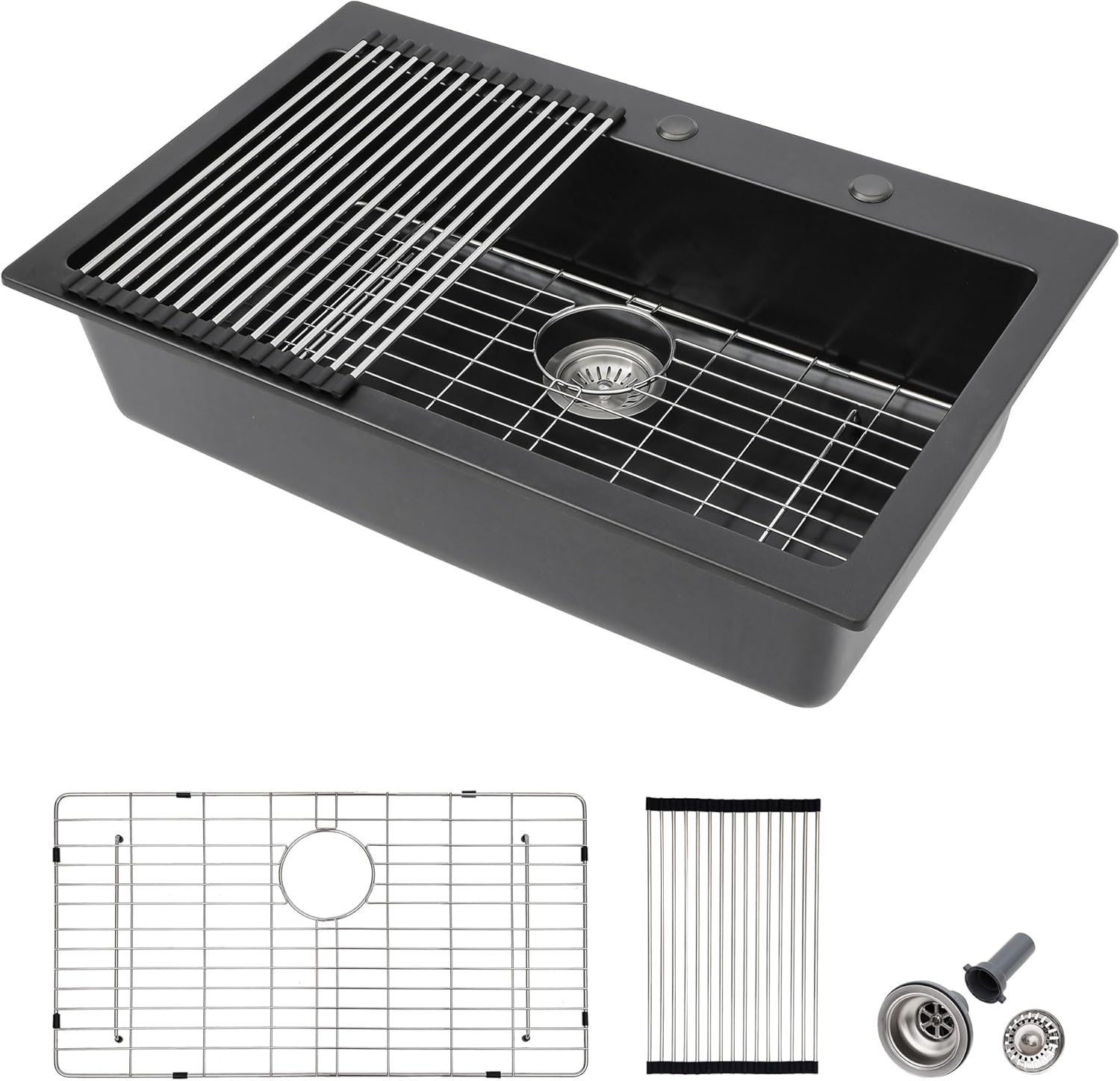 33 Inch Granite Composite Kitchen Sink for Modern Kitchens