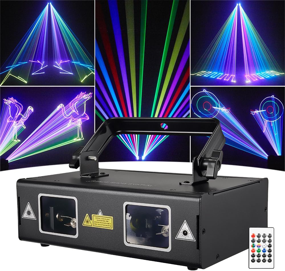 WorldLite 3D RGB Laser Light - Dynamic Party Vibes!