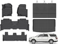 Ford Expedition MAX Floor Mats 2025-2021 - All-Weather Custom Fit