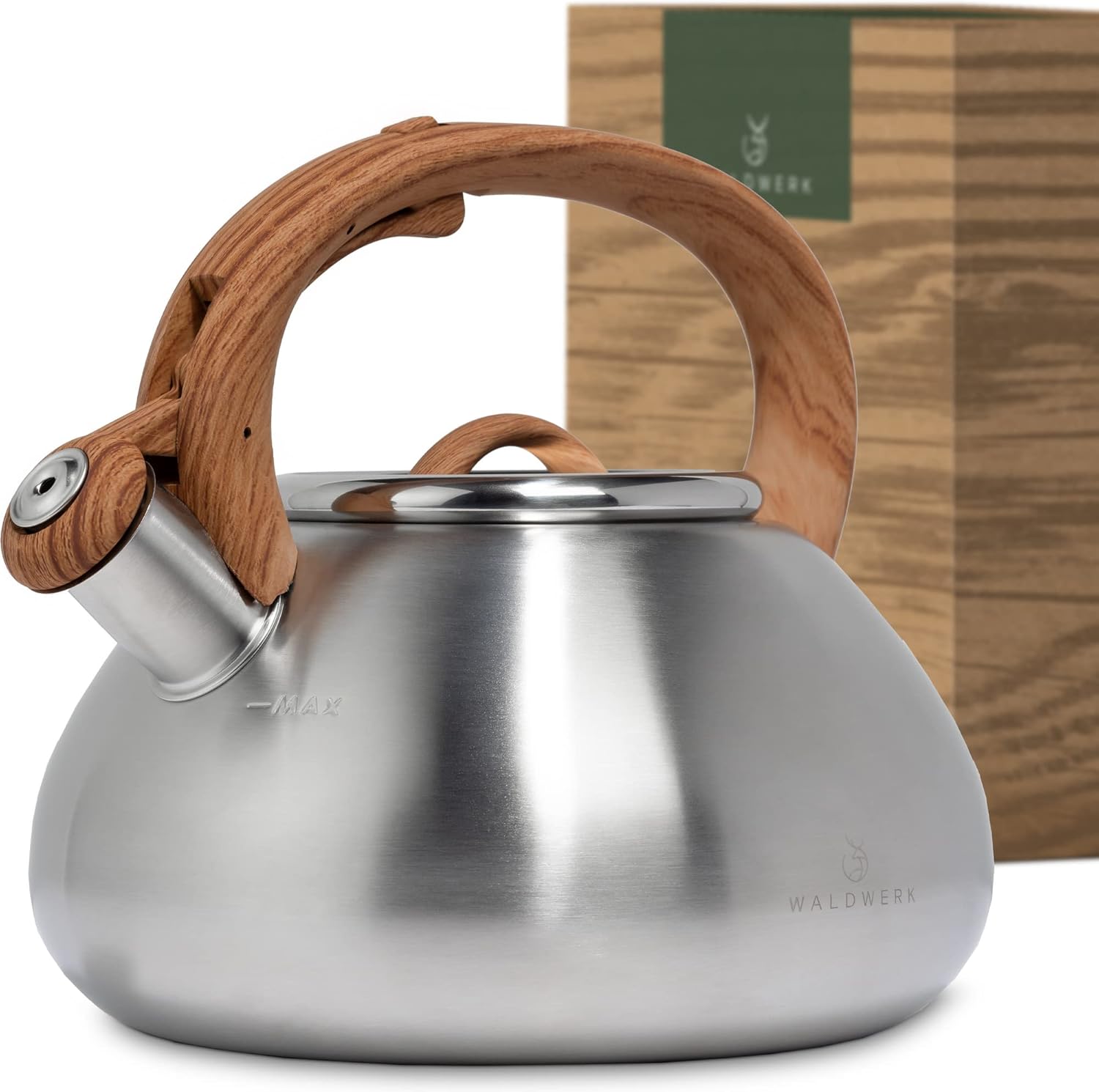 WALDWERK Tea Kettle Stovetop - Premium Whistling Teapot