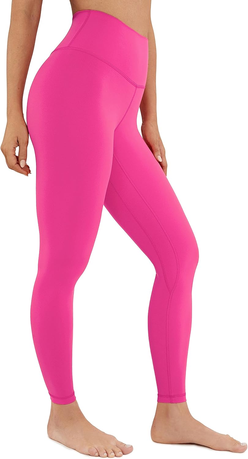 CRZ YOGA High Waisted Tummy Control Leggings - 25 Gym Compression