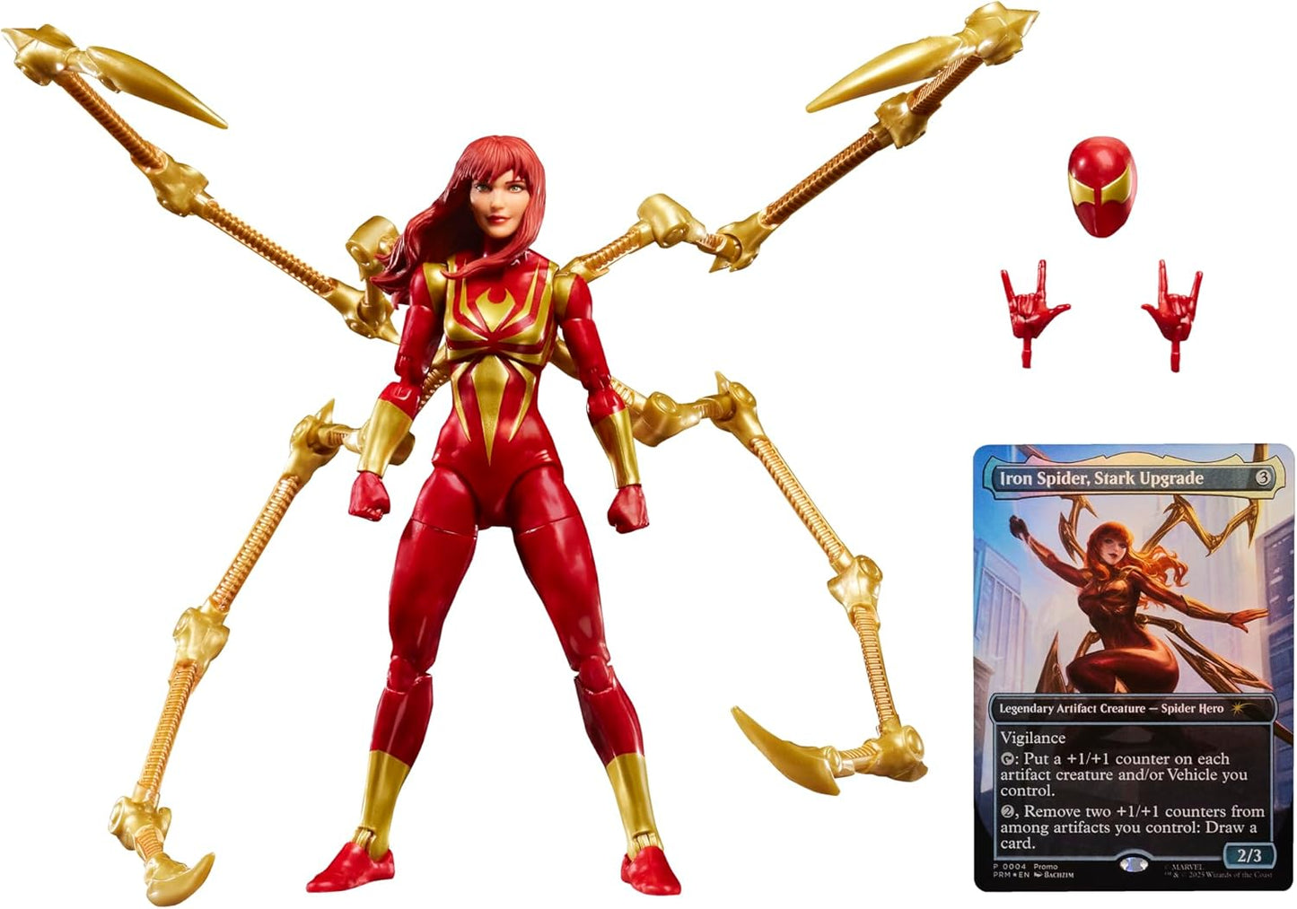 Spider-Man Marvel Legends Mary Jane Watson Action Figure & Card