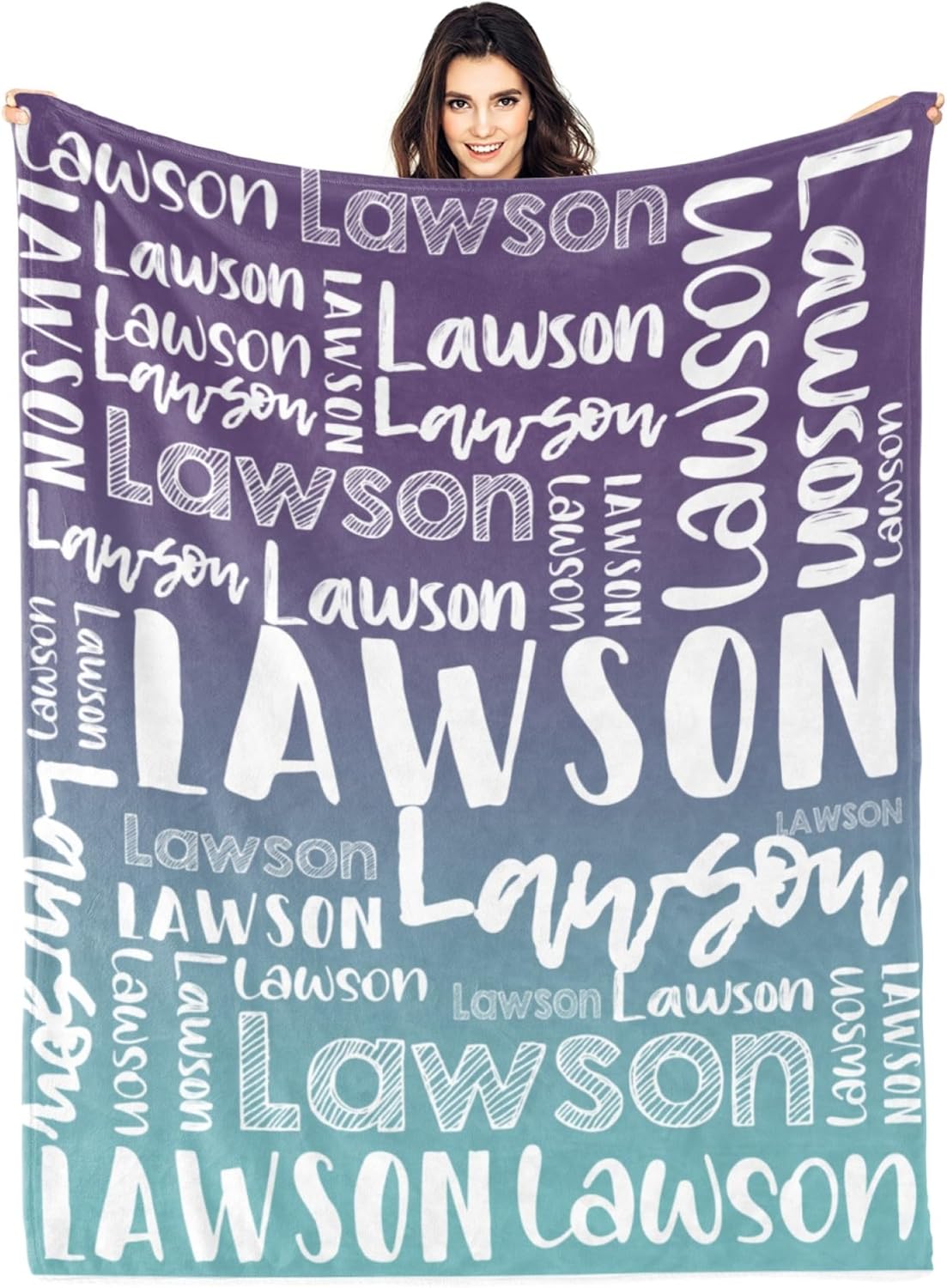 Personalized Blankets with Name for All Ages - Custom Gifts
