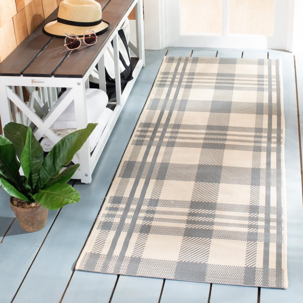 SAFAVIEH Courtyard Collection Runner Rug - Stylish & Durable