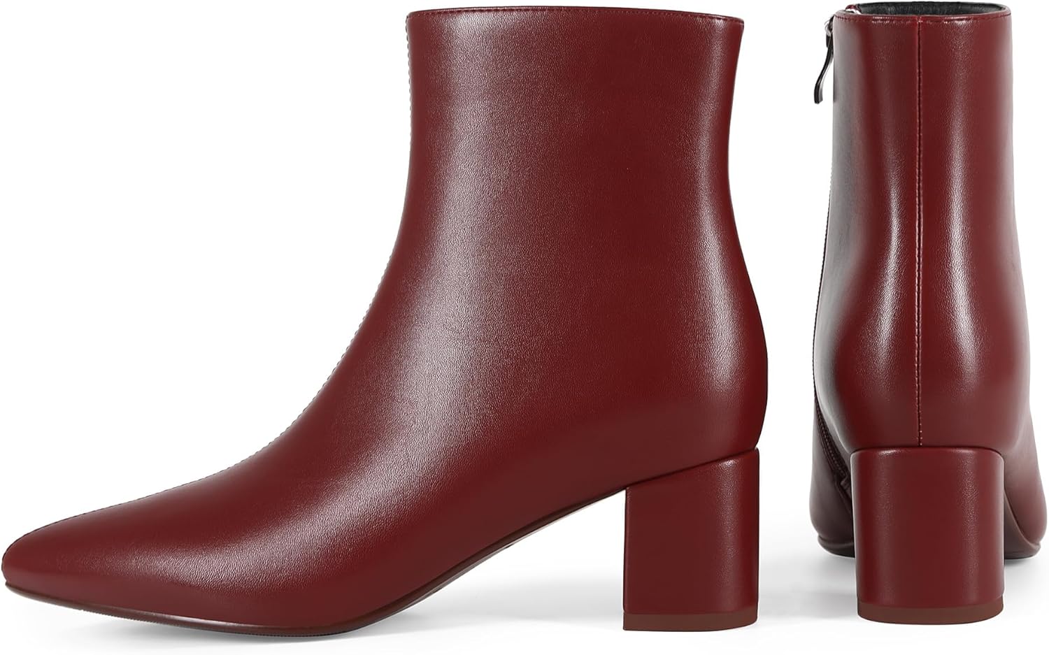Stylish Women's Ankle Boots with Chunky Block Heel Design
