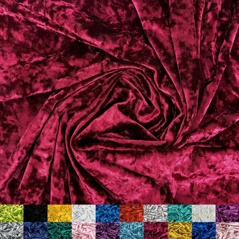 Crushed Velvet Fabric by Ice Fabrics - Soft & Versatile 60/62