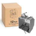 2 Gang Electrical Box New Work 32 Cu.in 12-Pack - Fire-Resistant