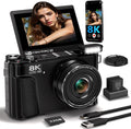 8K 88MP Digital Camera for Photography - Compact Vlogging Camera