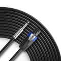 Pro 50 Feet Speakon to 1/4 Speaker Cable - Heavy Duty 50 ft