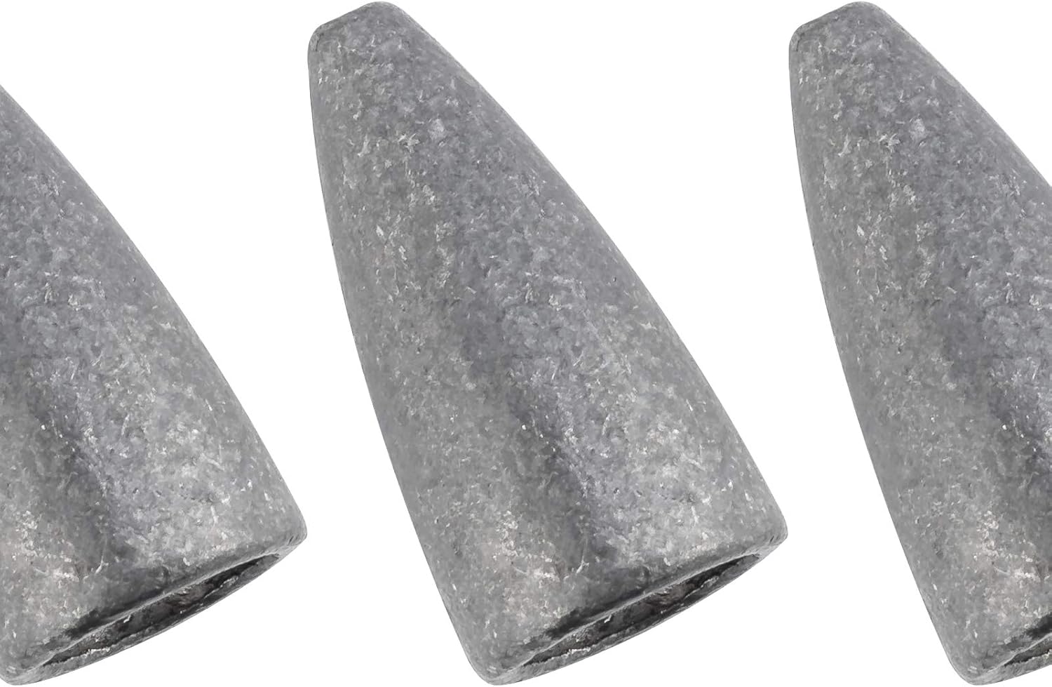 Dr.Fish 50 Pack Bullet Fishing Sinkers for Bass Fishing Rigs
