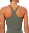 Lavento Women's Racerback Sports Bra Yoga Crop Top - Soft