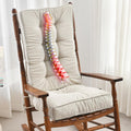 SUNROX Memory Foam Jumbo Rocking Chair Cushions, FadeShield Water