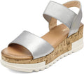Women's Open Toe Platform Sandals with Elastic Straps - DREAM PAIRS