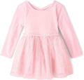 Baby Girls Heart Mesh Tutu Dress - Cute Everyday Special Occasion