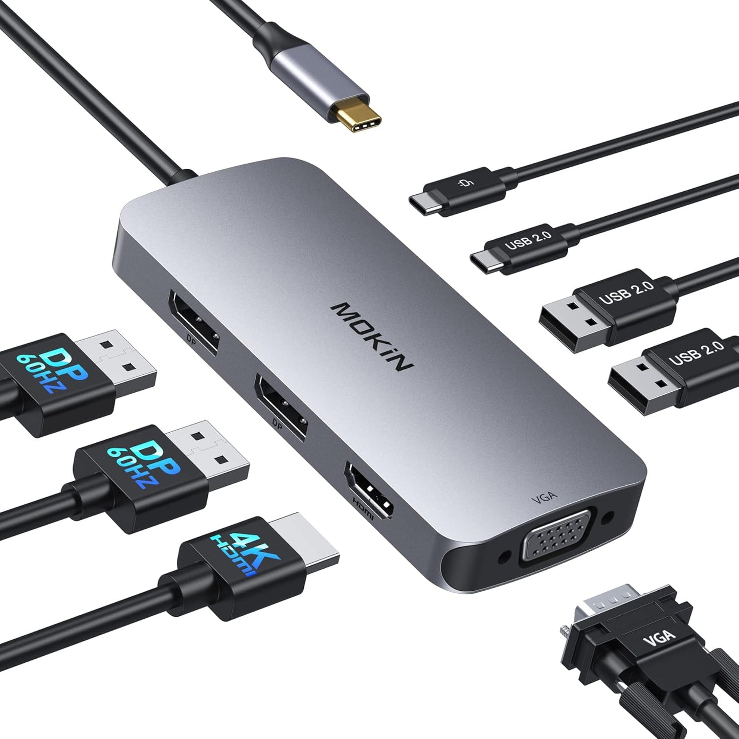 MOKiN Dual Display USB C Dock: Multi-Monitor Bliss