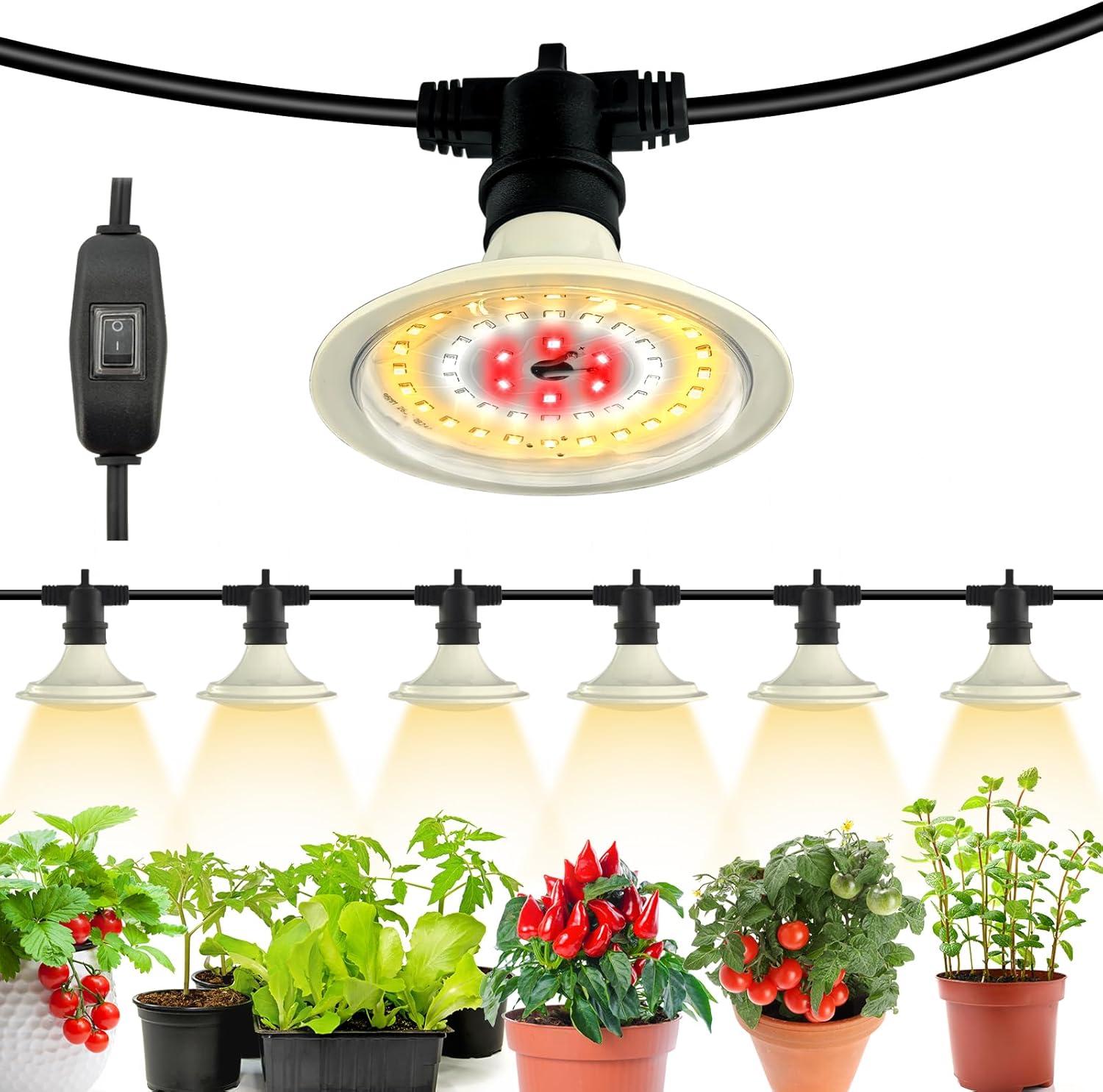 Outdoor LED Grow Lights for Efficient Plant Growth and Care