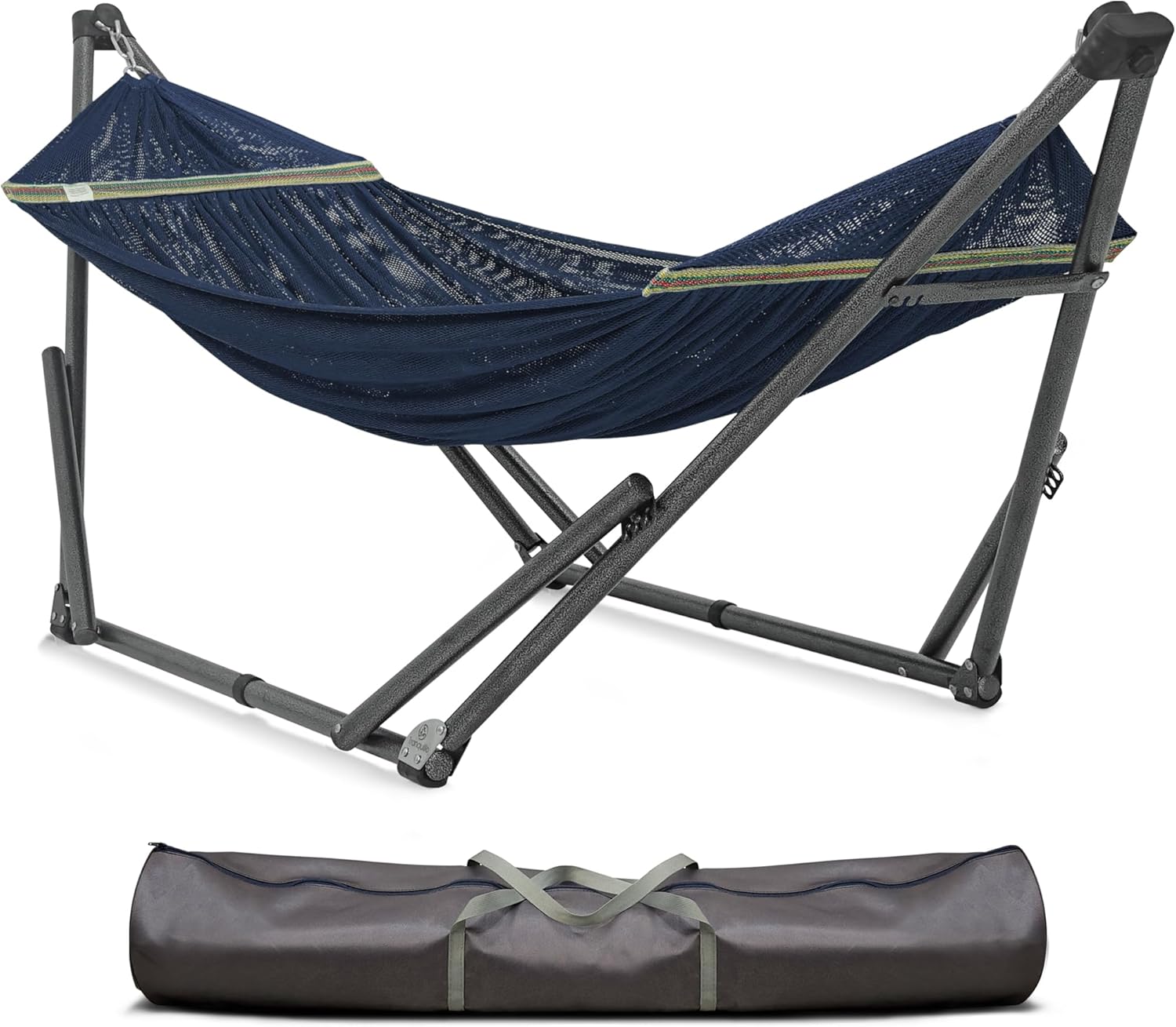 Tranquillo Uniki Adjustable Hammock with Stand for Relaxation