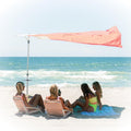 Solbello Shade Wind-Driven Beach Umbrella - Stable UPF 50+ Shade