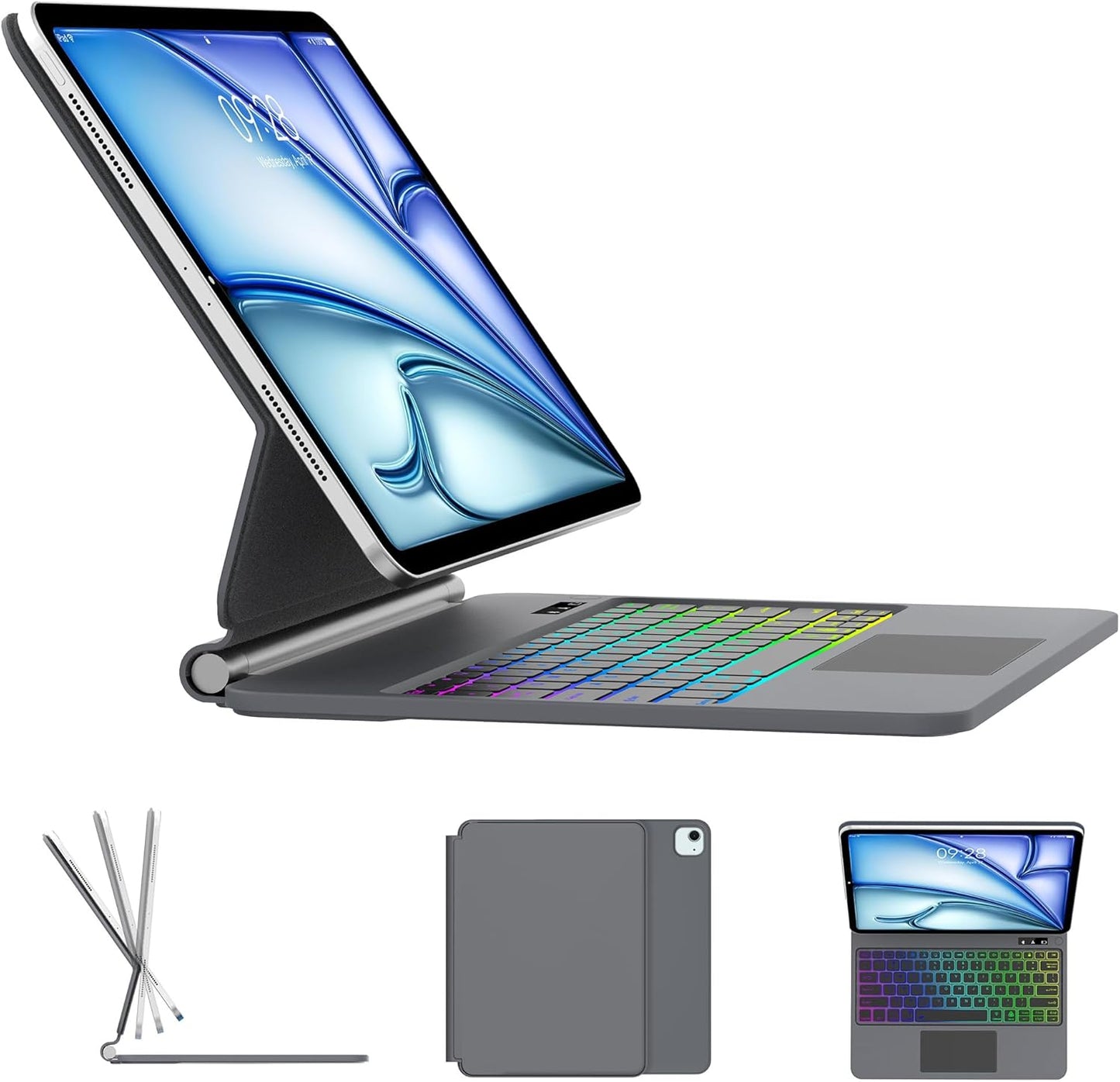 Magic Keyboard Case for iPad Air 11 inch with Backlit Keys