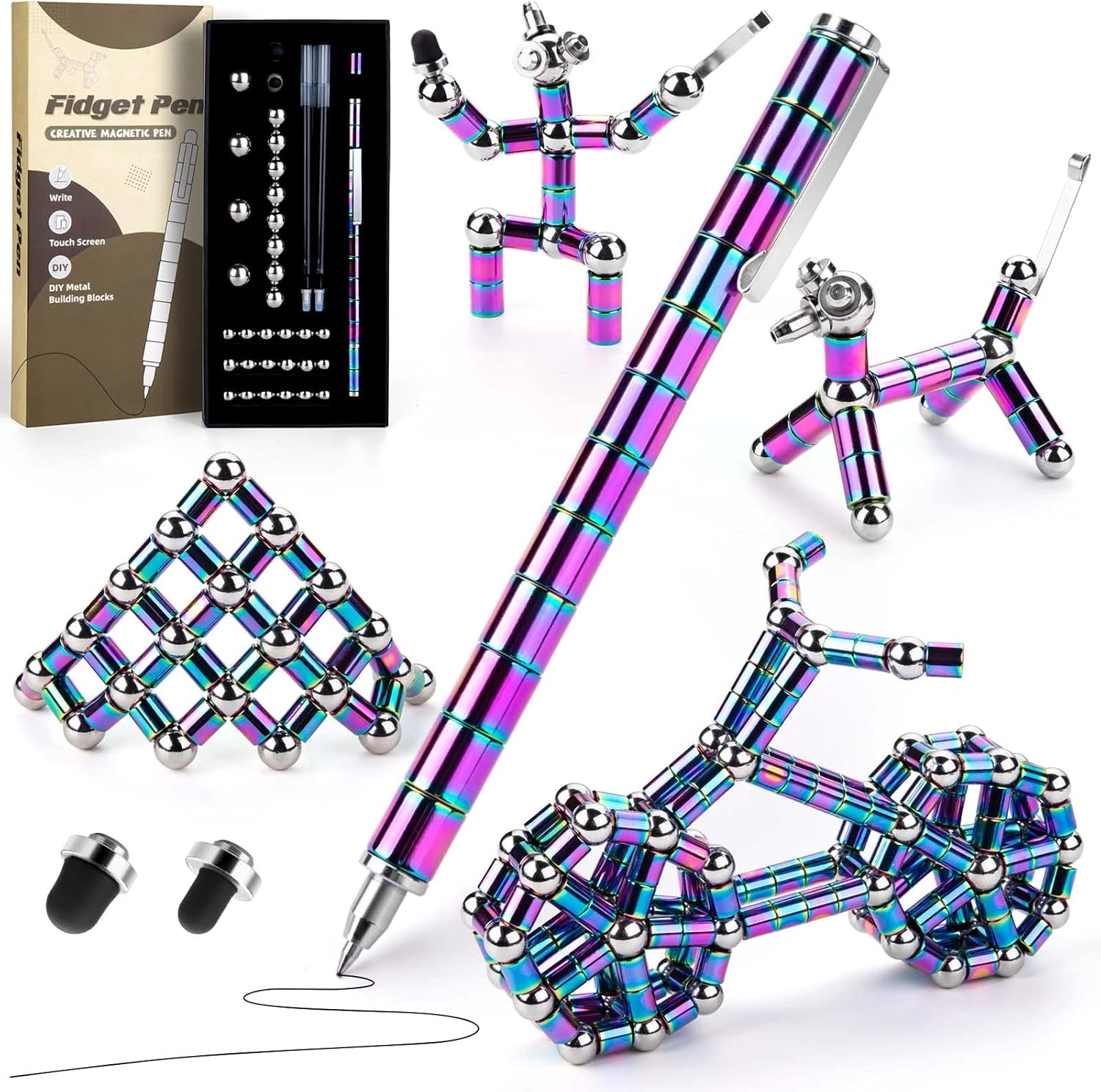 Juboury Fidget Pen - Deformable Magnetic Stress Relief