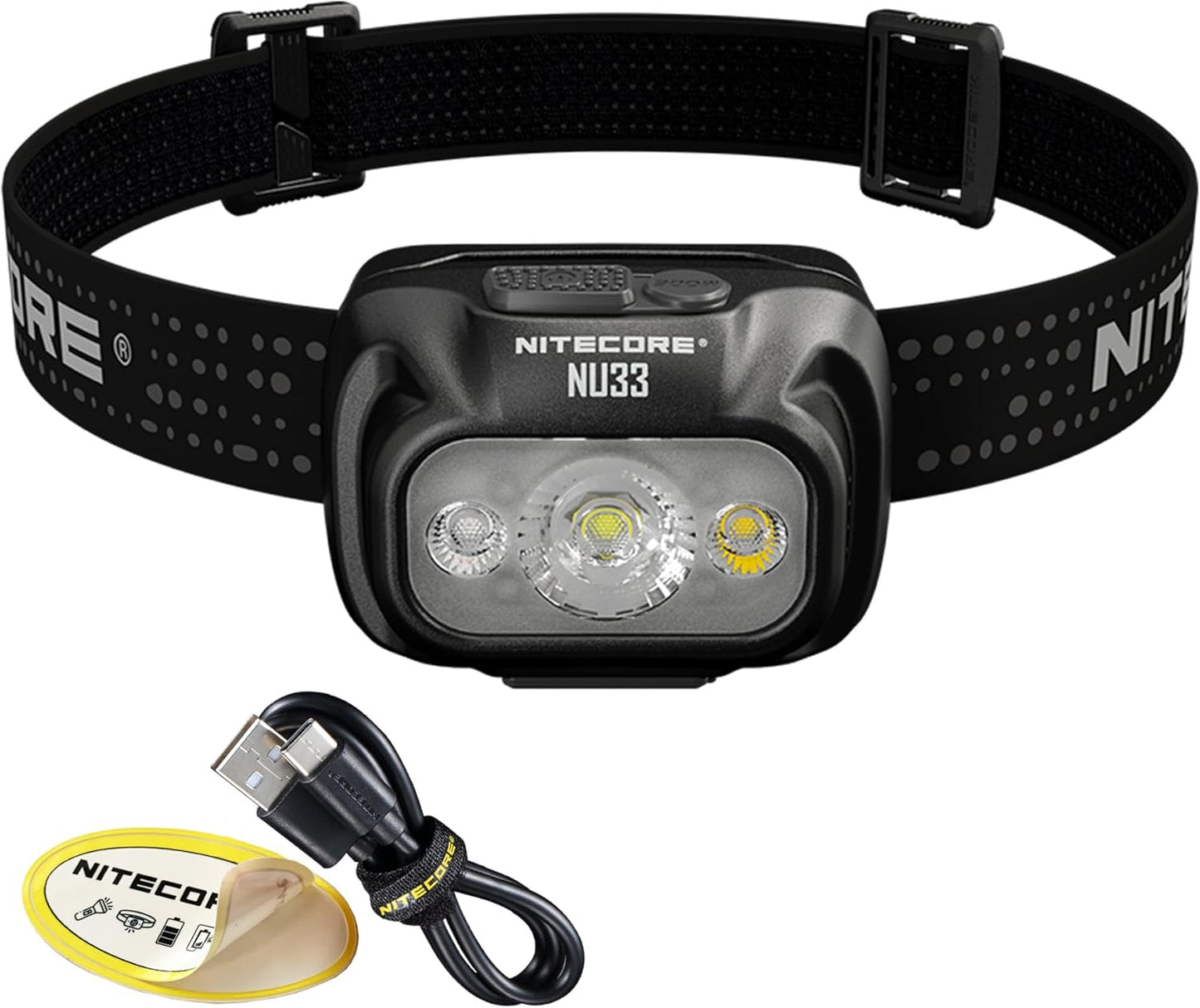 Nitecore NU33 700 Lumen Headlamp - Lightweight & Versatile