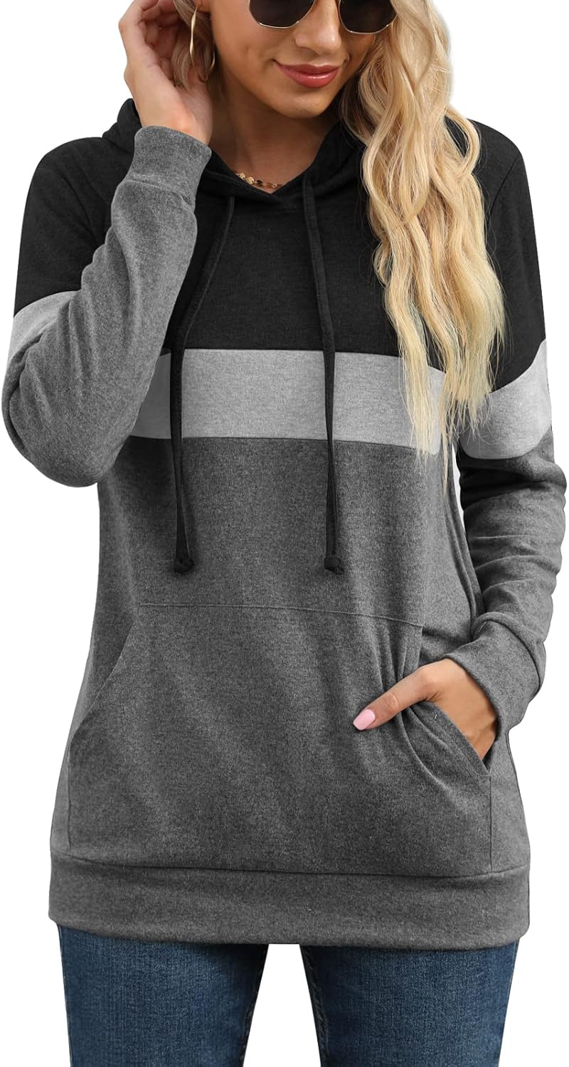 Color Block Hoodie - Cozy Fall Fashion