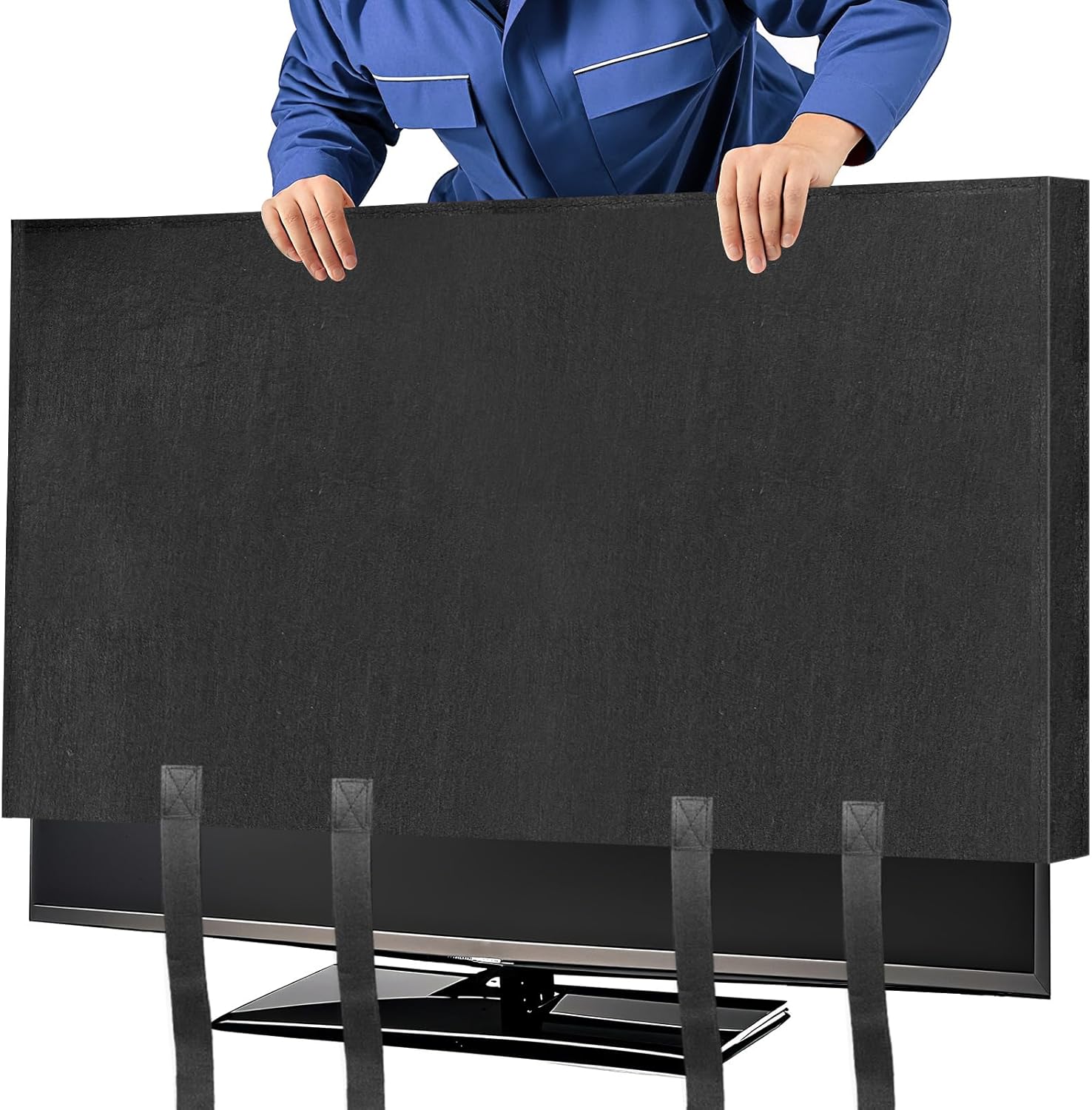 TV Cover Moving Dust Anti-Scratch Protection for 70-75 TVs