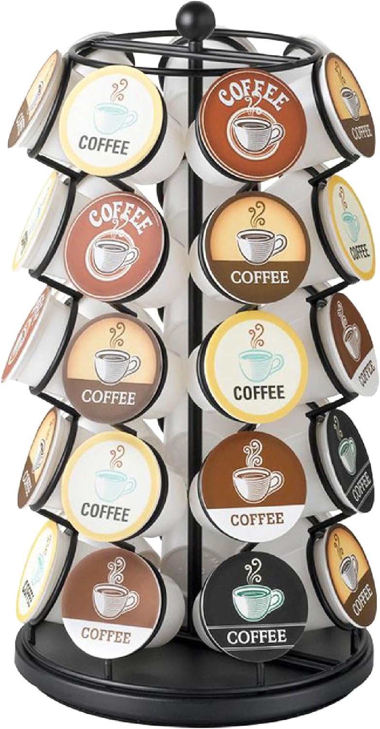 360-Degree Spinning K-Cup Carousel by Nifty: Organize in Style!