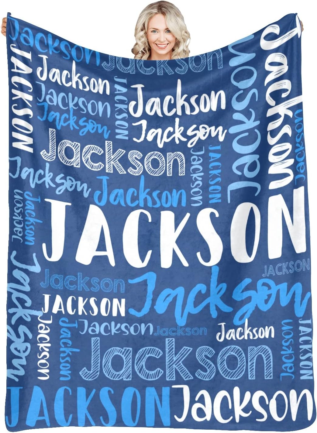 Personalized Blankets for Kids and Adults - Custom Name Throws