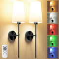 Battery Operated Wall Sconce Set of 2 for Stylish Illumination