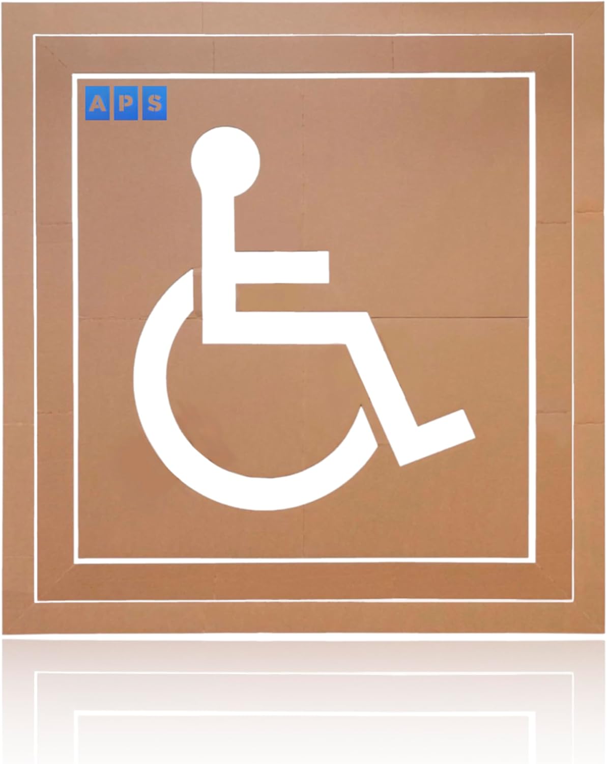 36in Handicap Parking Stencil for Easy Lot Marking and Safety
