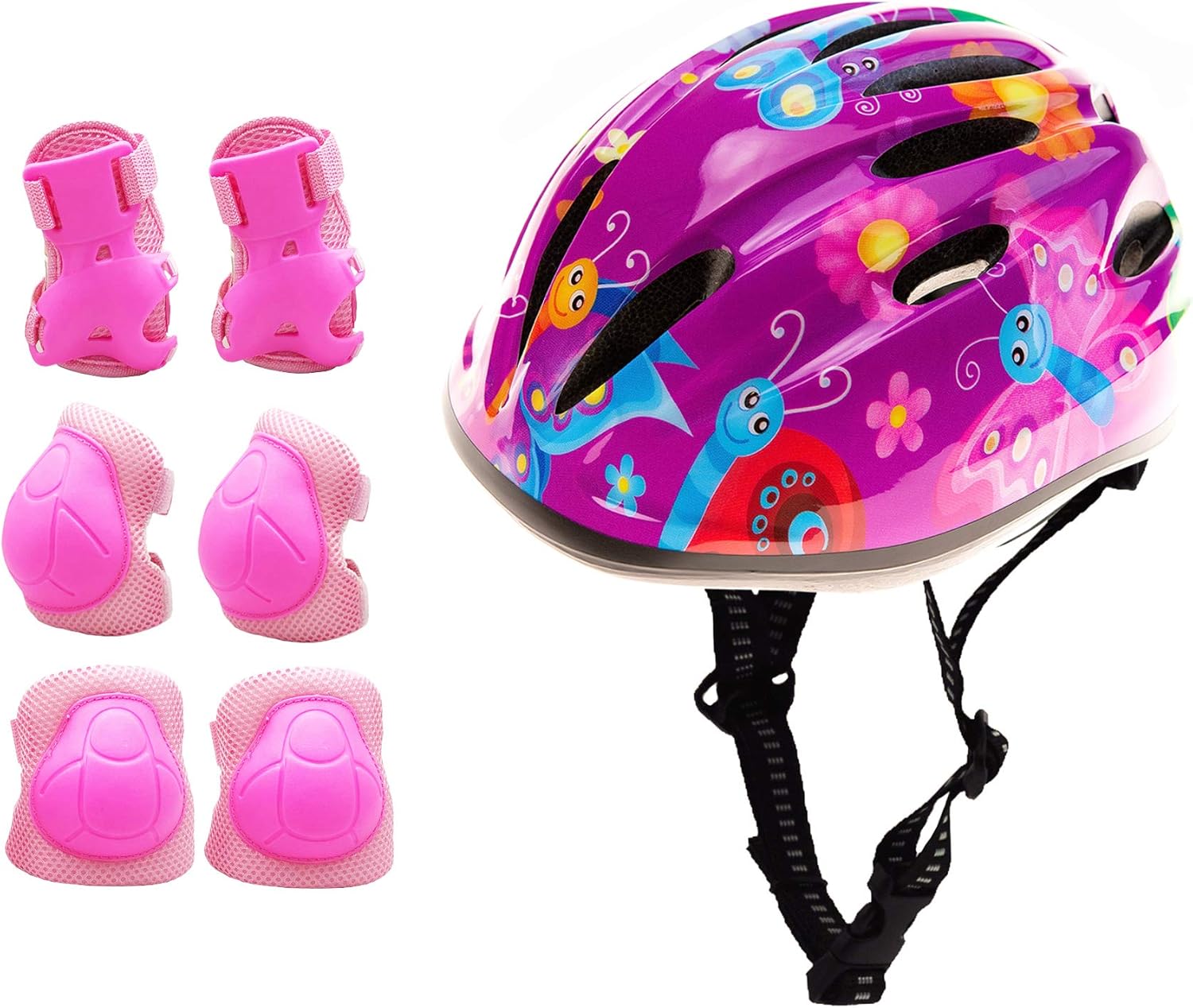 Girl Bike Helmet for Kids - Adjustable Multi-Sport Safety Gear