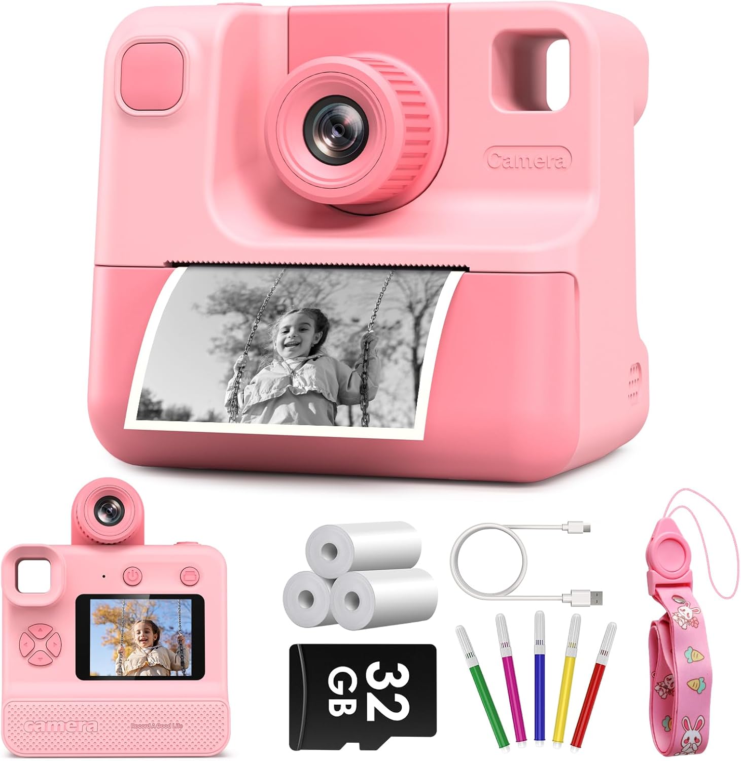 Instant Print Kids Camera: Capture & Print Memories Instantly!
