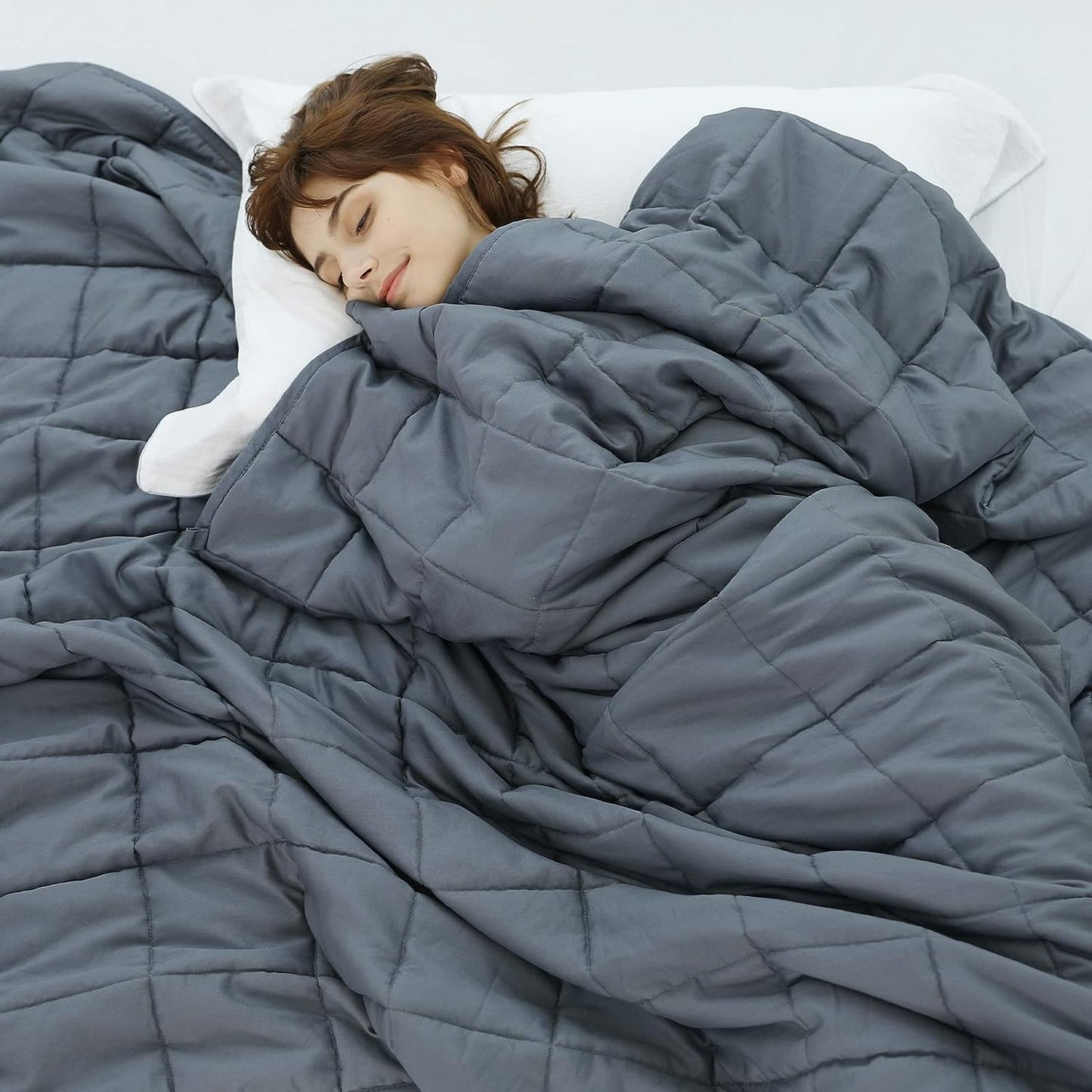 Weighted Idea 20lbs Dark Grey Weighted Blanket for Adults