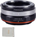 PHOLSY FTZ Lens Mount Adapter Manual Focus - Nikon F (G) to Z