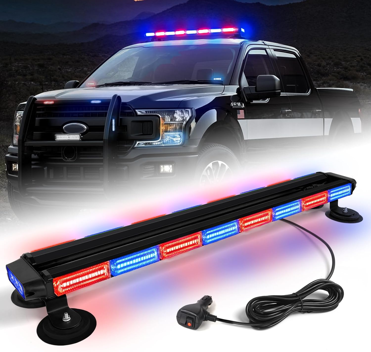 34inch LED Emergency Rooftop Strobe Lights Bar for Safety