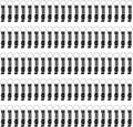 200 Pack Metal Bottle Opener Black 200Pcs - Bulk DIY Keychain Set