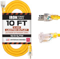 Iron Forge Cable 10 Ft Heavy Duty Outdoor Extension Cord Review