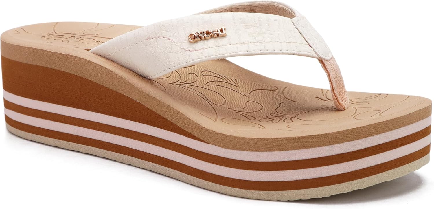 ONCAI Womens Platform Wedge Flip Flops for Summer Style